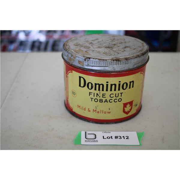 Dominion Fine Cut Tobacco Can