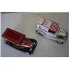Image 2 : (2) Vintage tin delivery trucks