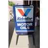 Image 1 : Valvoline Motor Oils metal sign on stand - 36" tall x 24" wide