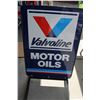 Image 3 : Valvoline Motor Oils metal sign on stand - 36" tall x 24" wide
