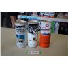 Image 1 : (3) Snowmobile / Outboard oil cans