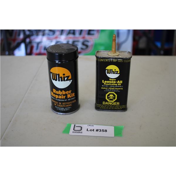 (2) Whiz Penetrating Oil + Tire Repair Kit