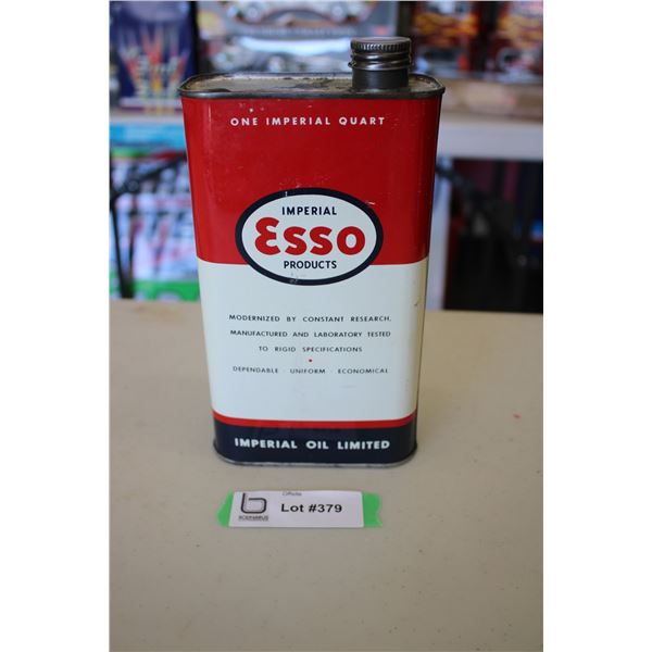 Esso Imperial oil tin