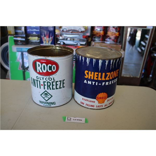 (2) Roco + Shellzone anti-freeze cans