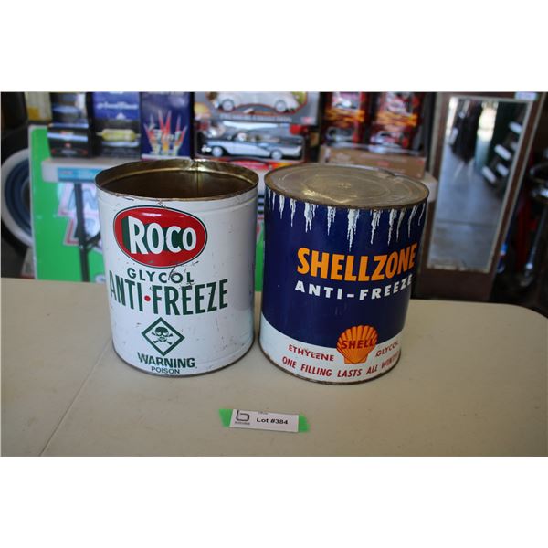 (2) Roco + Shellzone anti-freeze cans