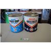 (2) B/A Frostcop + Gulf anti-freeze cans