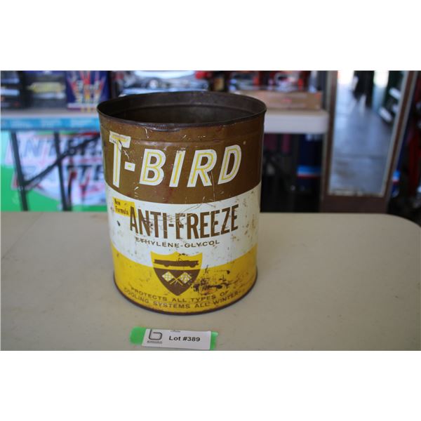 T-Bird anti-freeze can