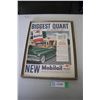 Image 1 : Mobiloil Biggest Quart - Framed Advertisement