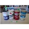 Image 1 : (4) Oil Cans - Gulflube, Mobilfluid, Esso, Chryco - 1 quart