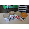 Image 3 : (4) Oil Cans - Havoline, Pacific 66, Macmillan, Formula1 - 1 quart