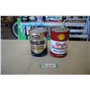 Image 1 : (2) Oil Cans - Texaco Havoline, Shell Rotella S - 1 quart