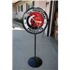 Image 1 : Red Indian display stand sign - 29" diameter - 50" tall