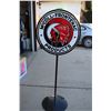 Image 3 : Red Indian display stand sign - 29" diameter - 50" tall