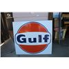 Gulf - metal sign - 39x36