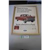 Image 1 : 1967 Ford - Framed Advertisement