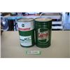 Image 1 : (2) Motor Oil Cans - Agricastrol + 2-stroke Castrol
