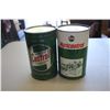 Image 2 : (2) Motor Oil Cans - Agricastrol + 2-stroke Castrol