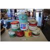 (8) Tobacco Cans - variety