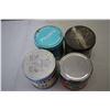 Image 3 : (4) Tobacco Cans - variety