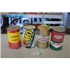 (4) Oil Cans - Lubie Lube, Co-Op D-MO, Texaco, Co-Op