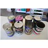 Image 3 : (8) Oil Cans - Co-Op, Texaco, NuGold, Sturdie, Motomaster, Gulf, Esso