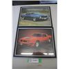 Image 1 : (2) Framed Pictures - 74 Trans AM, 69 Camaro