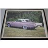Image 2 : (2) Framed Pictures - 57 Thunderbird, 57 Chevy