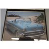 Image 3 : (2) Framed Pictures - 57 Thunderbird, 57 Chevy