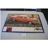 Image 1 : 62 Chrysler advertisement on cardboard