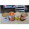 Image 3 : (4) Oil Cans - Tempo, Gulf, Shell Rimula, Honda