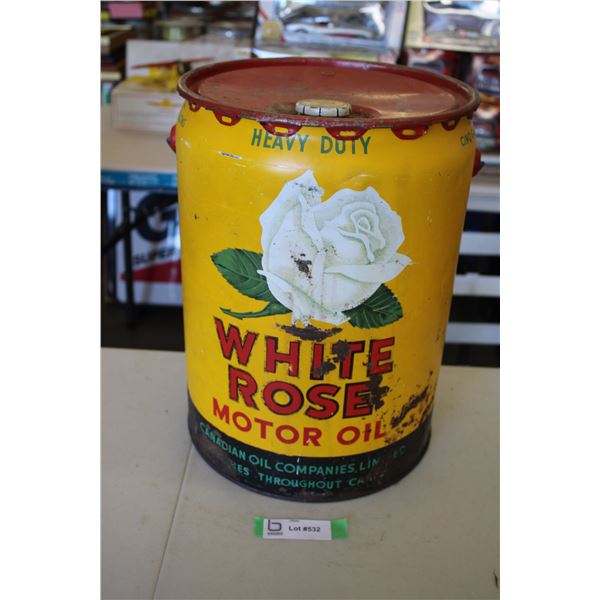 White Rose Oil Pail - 5 gal