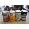 Image 2 : (4) Oil cans - Esso, Quaker State, Shell, Gulf