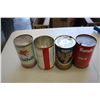 Image 3 : (4) Oil cans - Kendall, Co-Op, Rotunda, Mobiloil