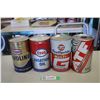 Image 1 : (4) FULL Oil cans - Texaco, Esso Aviation, Gulfpride, Co-Op ATF