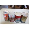Image 3 : (4) FULL Oil cans - Texaco, Esso Aviation, Gulfpride, Co-Op ATF