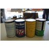 Image 2 : (4) Oil cans - Bardahl, Shaler Rislone, STP, Chevron Anti-freeze