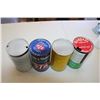 Image 3 : (4) Oil cans - Bardahl, Shaler Rislone, STP, Chevron Anti-freeze