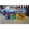 Image 1 : (4) Oil cans - STP, Co-Op D-MO, Mobil HD, Pennzoil