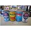 Image 1 : (4) FULL oil cans - STP Radiator, Shaler Rislone, Ucar Antifreeze, STP Diesel Treatment