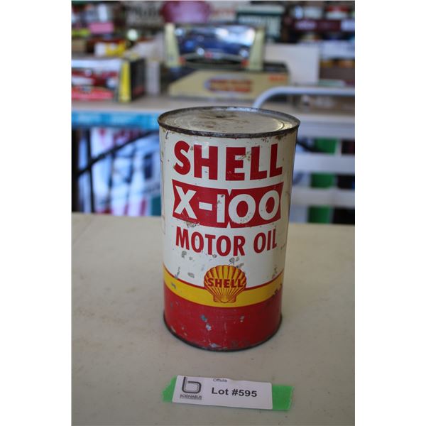 Sell X-100 Motor Oil can - 1 quart