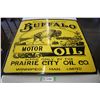 Buffalo Motor Oil enamel sign - 24 x 24