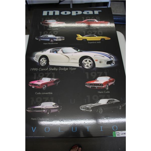 Mopar Evolution wall art - 36x24