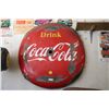 Coca-Cola sign button (porcelain) 48" diameter