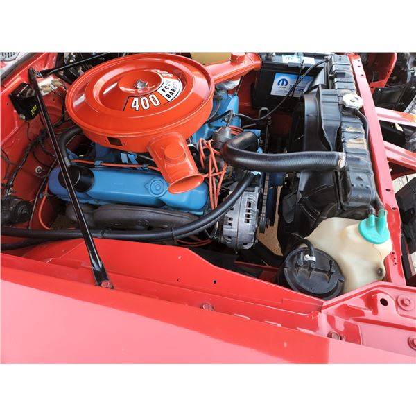 1974 Dodge Charger 2 Door Hardtop 400-4BBL - VIN WH23P4A106819