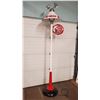 Image 16 : Red Indian Gas Pump Lamp Post - Electric - approx 10ft tall (tin flange + shade by decal)