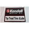 Image 3 : Kendall Motor Oil Flanged Porcelain Sign - Double sided - 16x12 (fantasy?)