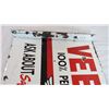 Image 3 : Veedol Motor Oil Flanged Porcelain Sign - Double sided - 16x12 (fantasy?)