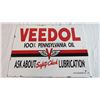 Image 5 : Veedol Motor Oil Flanged Porcelain Sign - Double sided - 16x12 (fantasy?)