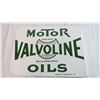Image 2 : Valvoline Motor Oil Flanged Porcelain Sign - Double sided - 16x12 (fantasy?)