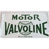 Image 5 : Valvoline Motor Oil Flanged Porcelain Sign - Double sided - 16x12 (fantasy?)